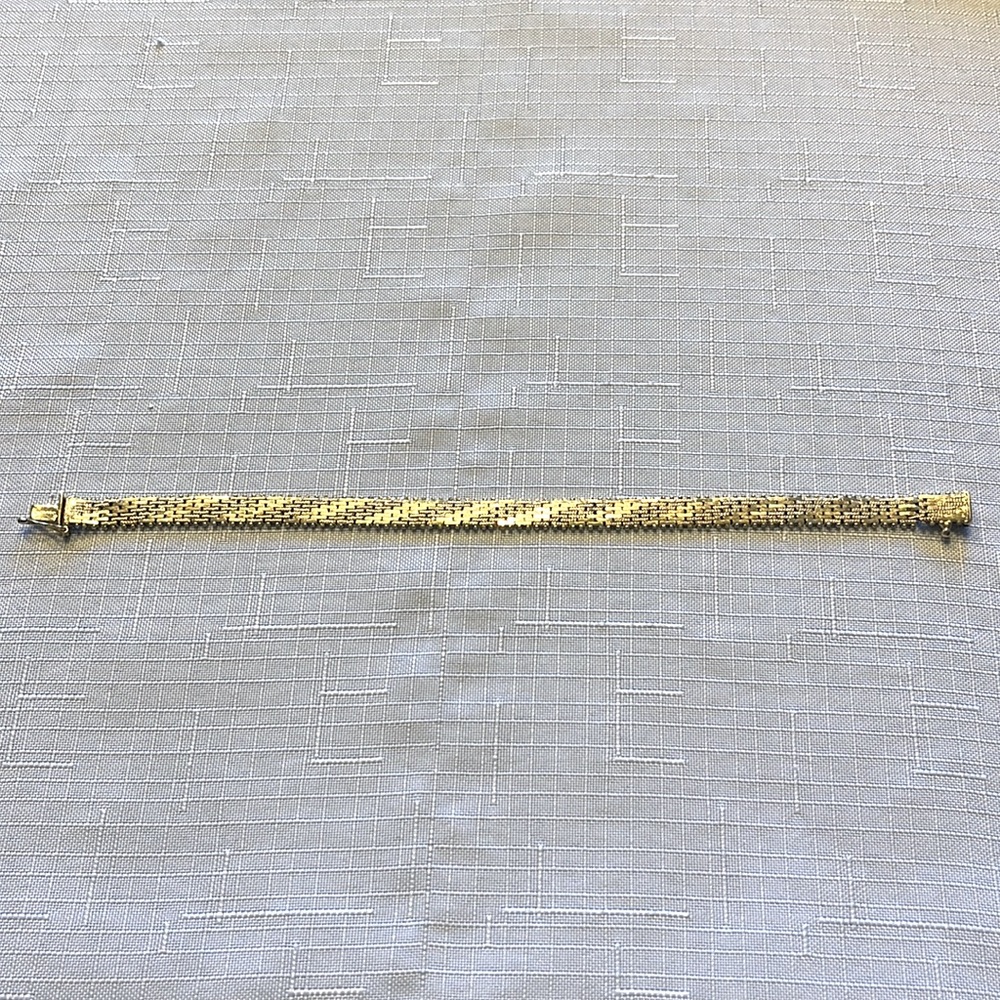 VINTAGE GOLD PLATED BRACELET - Picture 3 of 7